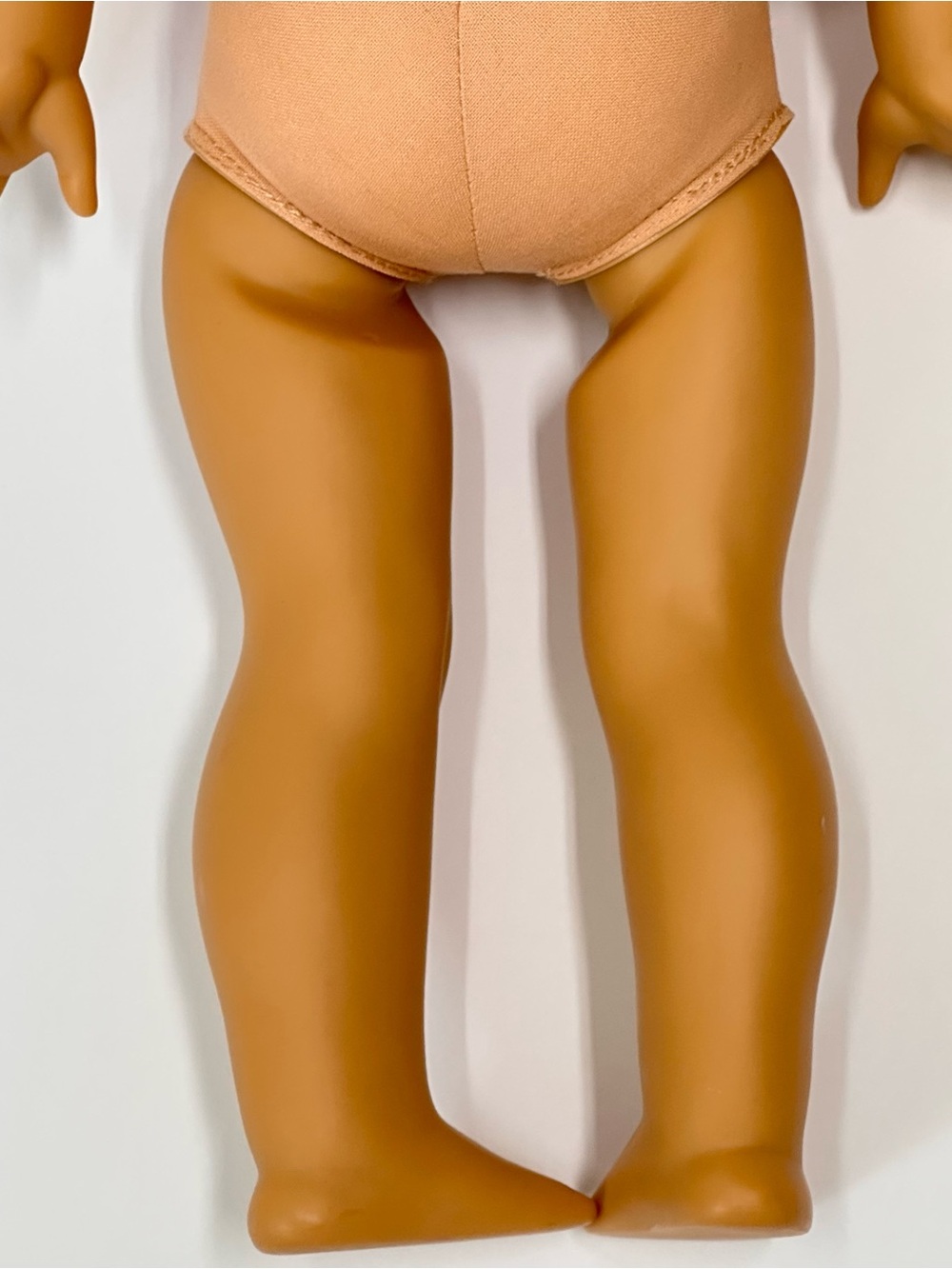 2014 American Girl Blonde Hair Blue Eyes 18" Doll With Cloth Body Needs TLC Nude - Picture 12 of 15